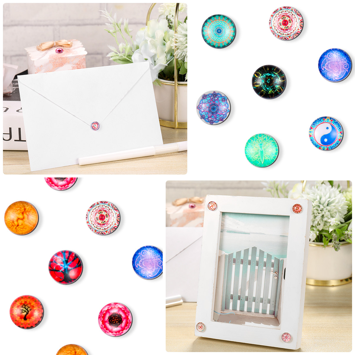 Mosaic Tile Supply - クラフト用品 モザイク用ガラスタイル 割れた工芸品 正方形 小さなジュエリー作り用