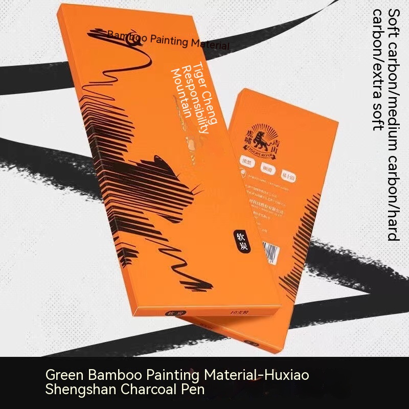 Sketching Charcoal Set - スケッチブラックチャコールペンシル、ドローイングセット、バスウッド、初心者用アーティストペンシル、10パック