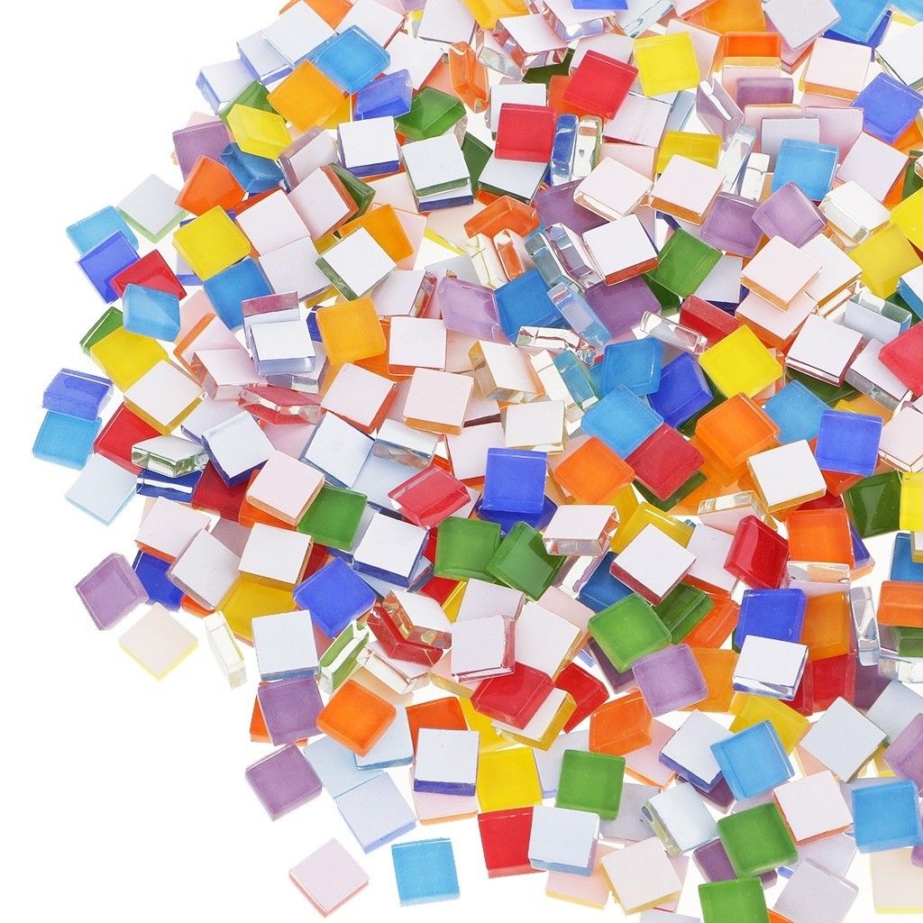 Mosaic Tile Supply - ファッションマルチカラーモザイクタイル 1 センチメートル × 1 センチメートル