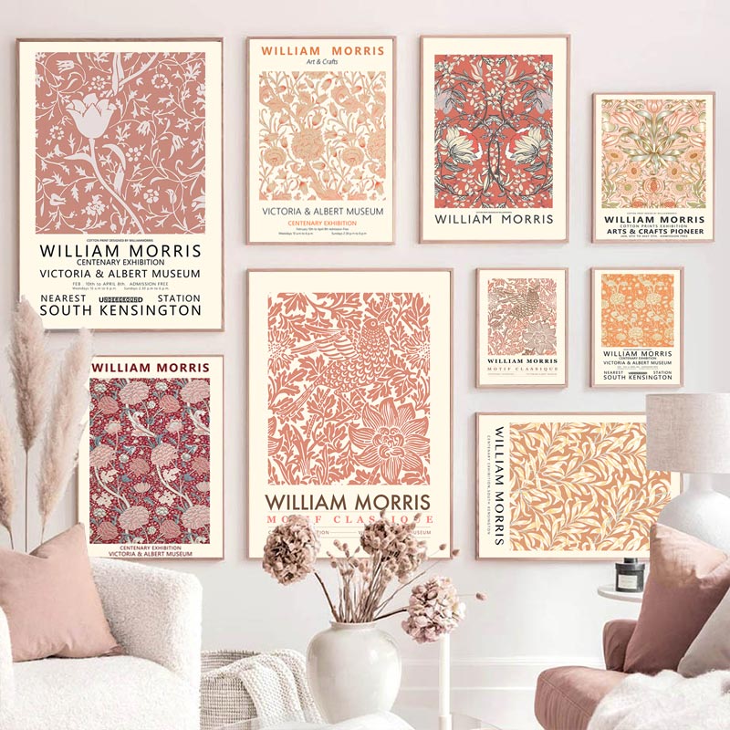 Art Craft William Morris - ウィリアムモリス美術館アート展示壁アートキャンバス絵画北欧ポスターやプリント壁の写真リビングルームの装飾