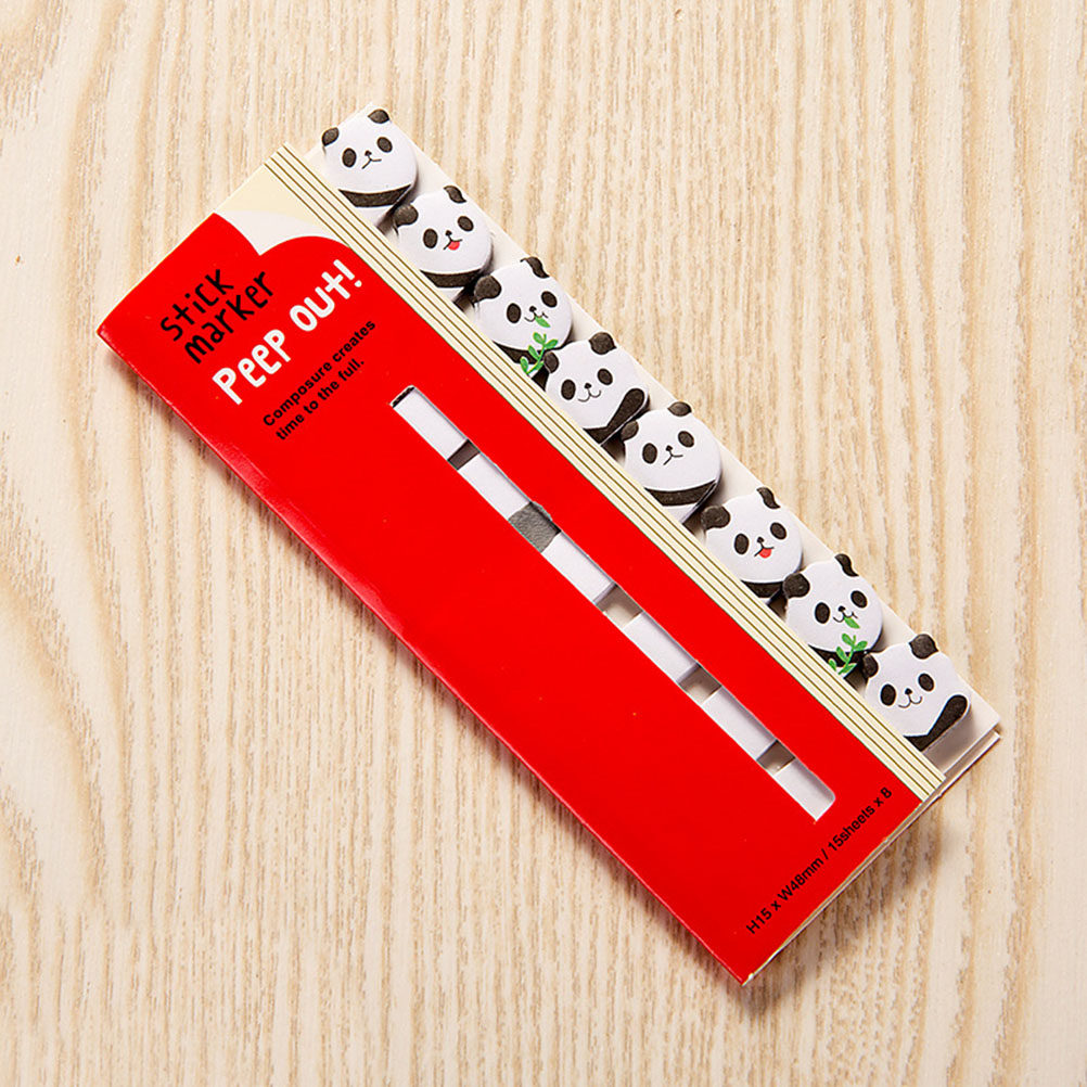 2個入りのかわいい動物柄ページフラッグ、粘着式メモパッド、小 - Art Craft Notebook のレビューと価格