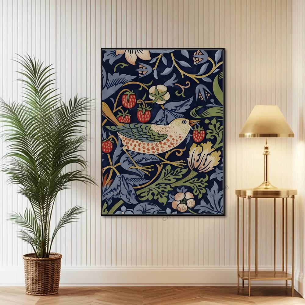 ウィリアム・モリス ストロベリー・スリーフ ポスター 壁装飾 - Art Craft William Morris のレビューと価格