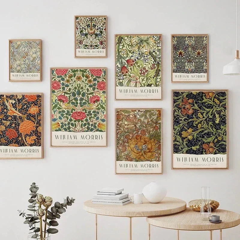 北欧キャンバス絵画ポスター美学HDプリント壁絵ウィリアム・モ - Art Craft William Morris のレビューと価格