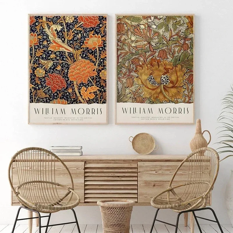 北欧キャンバス絵画ポスター美学HDプリント壁絵ウィリアム・モ - Art Craft William Morris のレビューと価格