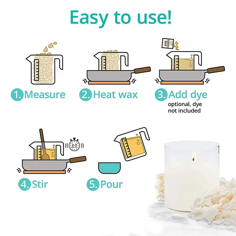 1kg/500/250/100g 純粋な大豆ワックス手作りキ - Candle Making Wax のレビューと価格