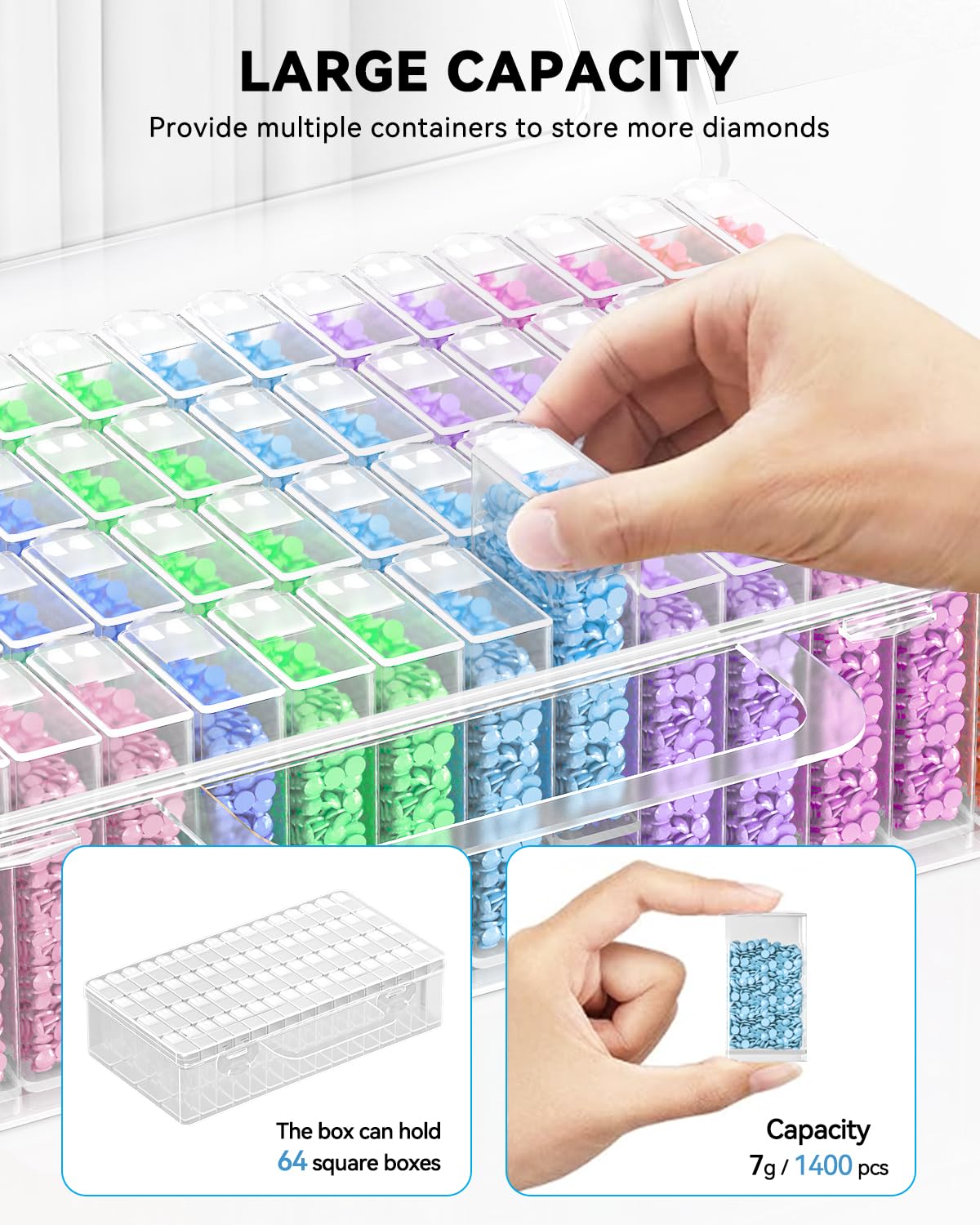 5D DIY ダイヤモンドペインティングツールアクセサリー収 - Mosaic Tile Supply のレビューと価格