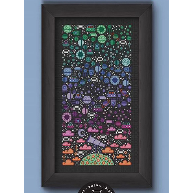 刺embroideryクロスステッチ完全キット、クロスステッ - Art Craft And Cloth のレビューと価格
