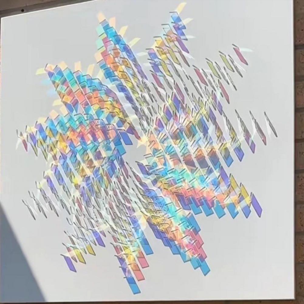 多層ライトアートアクリルアクリルスクエアセットミニレインボー - Light Art And Craft のレビューと価格