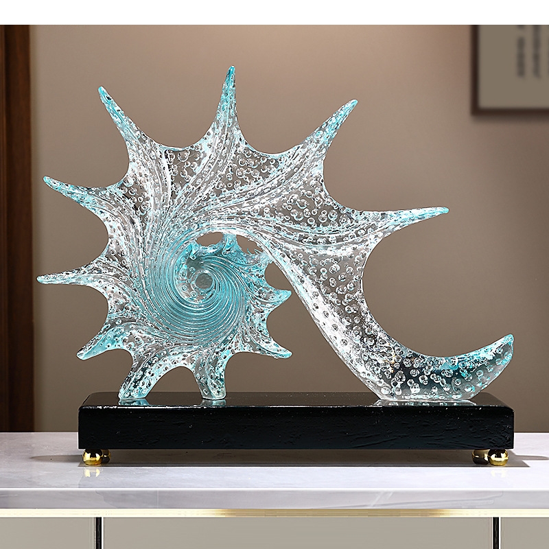 ライト高級ヒトデ彫刻玄関装飾樹脂工芸品ホテルの装飾品ホームア - Light Art And Craft のレビューと価格