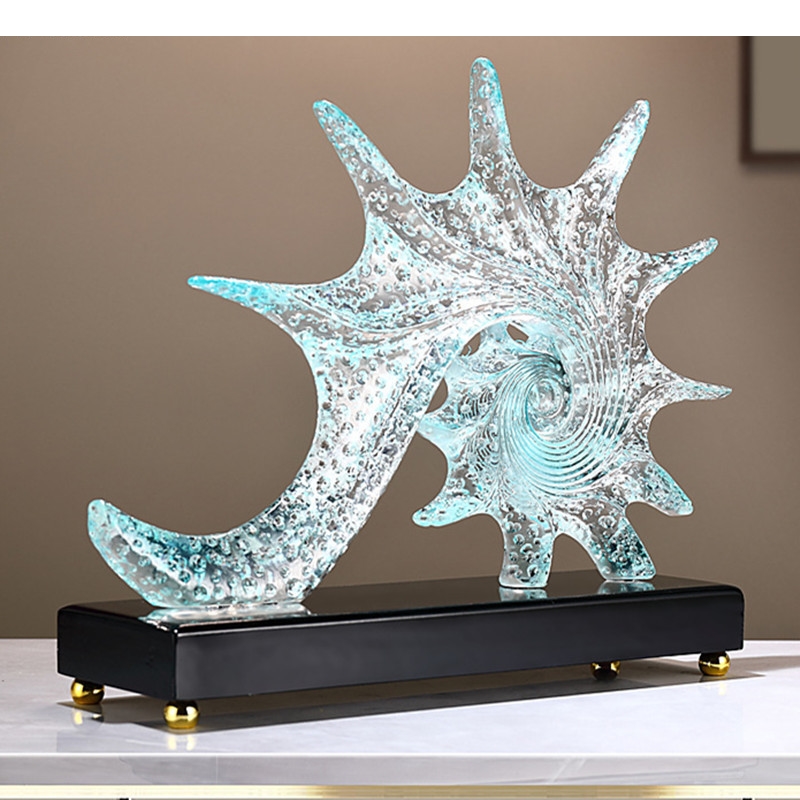 ライト高級ヒトデ彫刻玄関装飾樹脂工芸品ホテルの装飾品ホームア - Light Art And Craft のレビューと価格