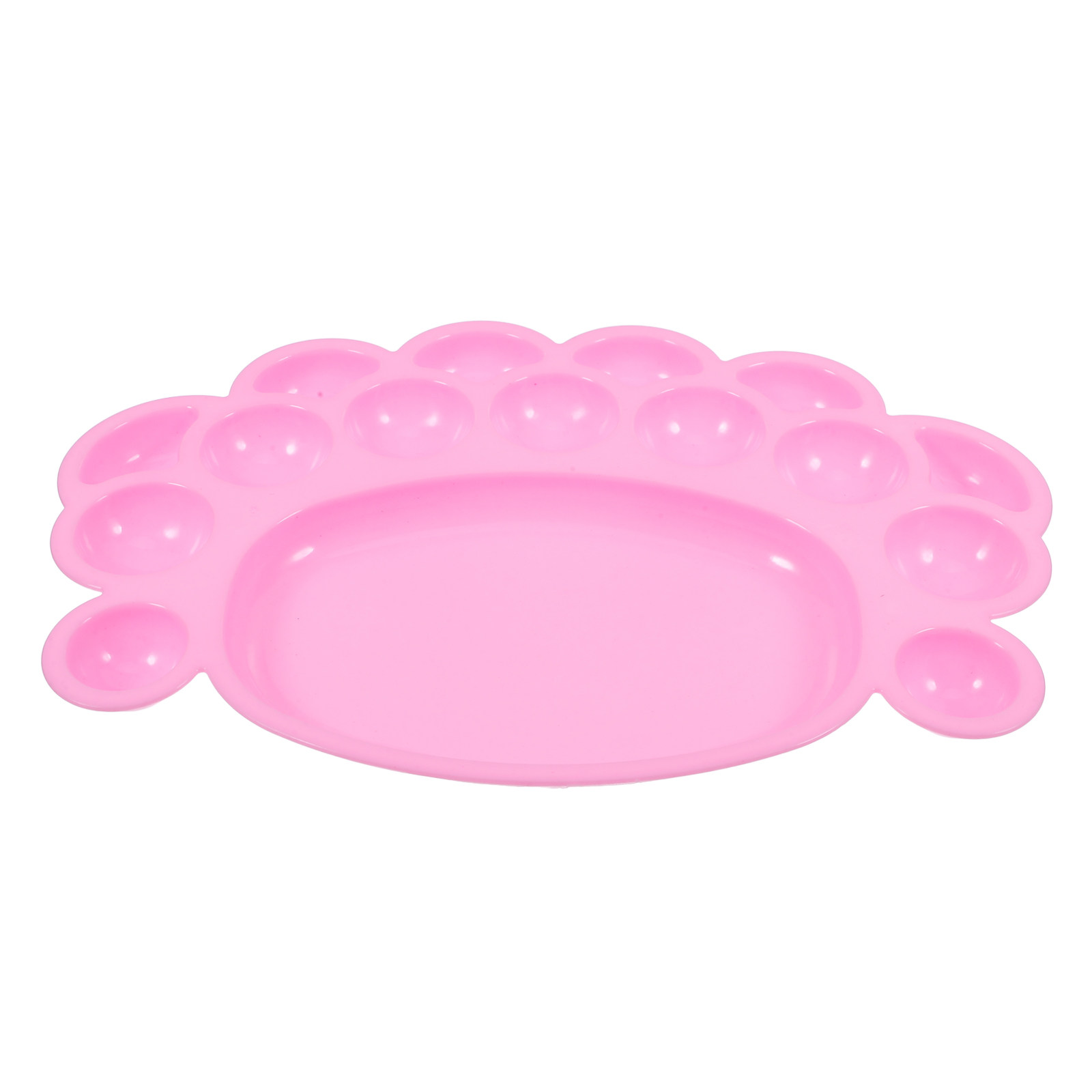 愛らしいピンクの足型デザインのペイントパレット、人間工学に基 - Art Craft Blend のレビューと価格