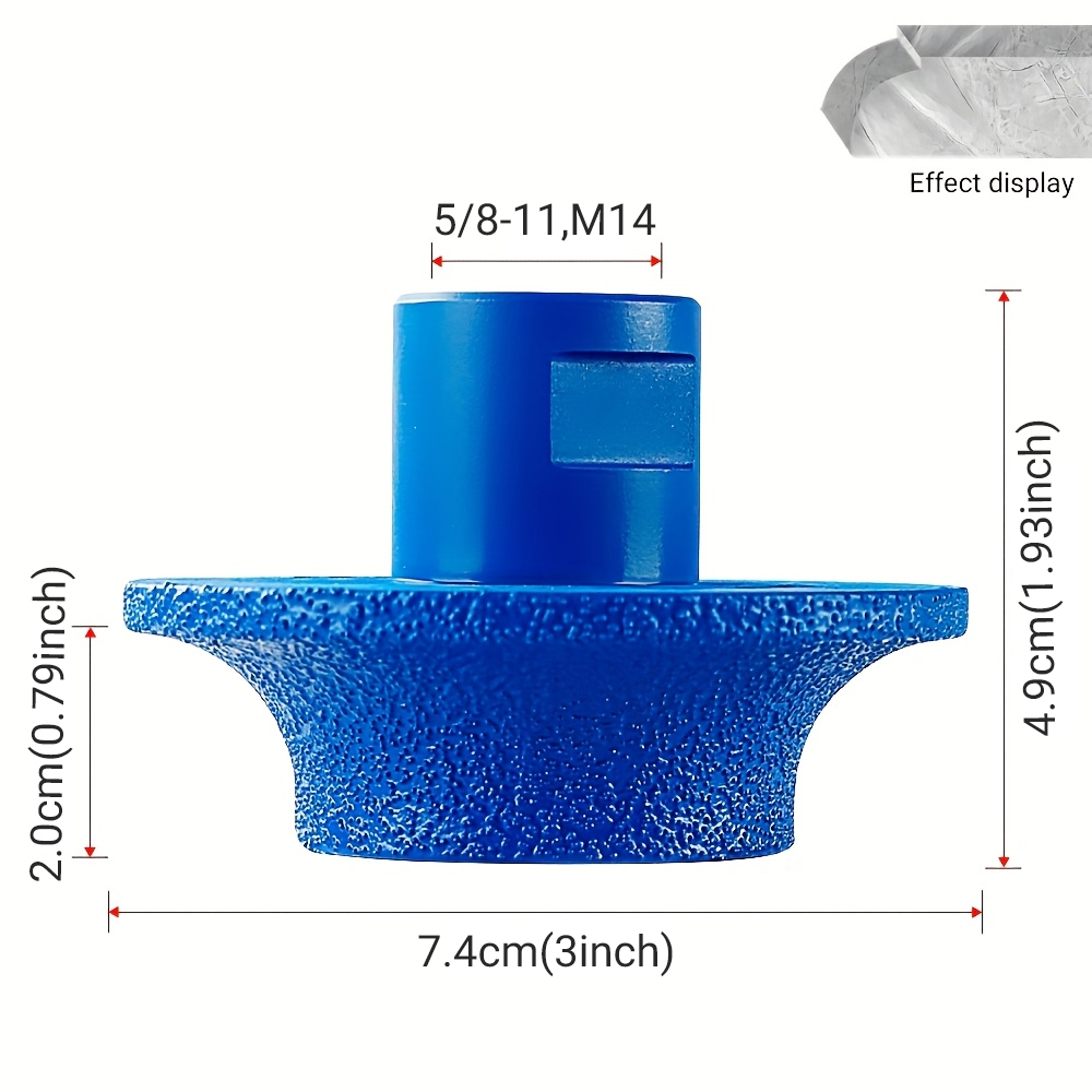 LOZLIN ダイヤモンド研磨ホイール 5/8-11 M14 - Mosaic Tile Supply のレビューと価格