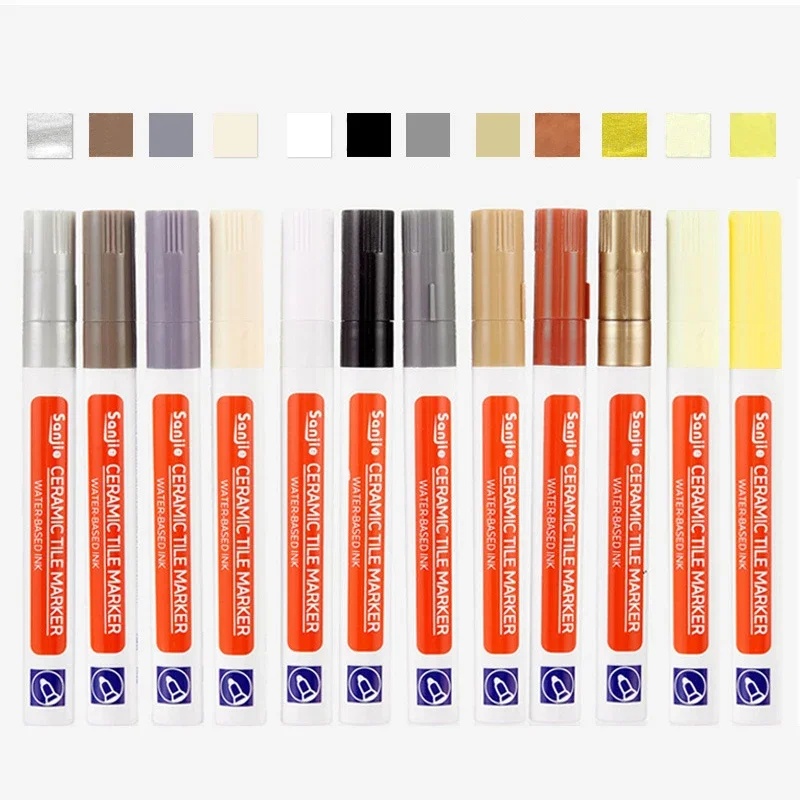 1-3 個 12 色白防水タイルマーカーグラウトペン壁継ぎ目 - Mosaic Tile Supply のレビューと価格