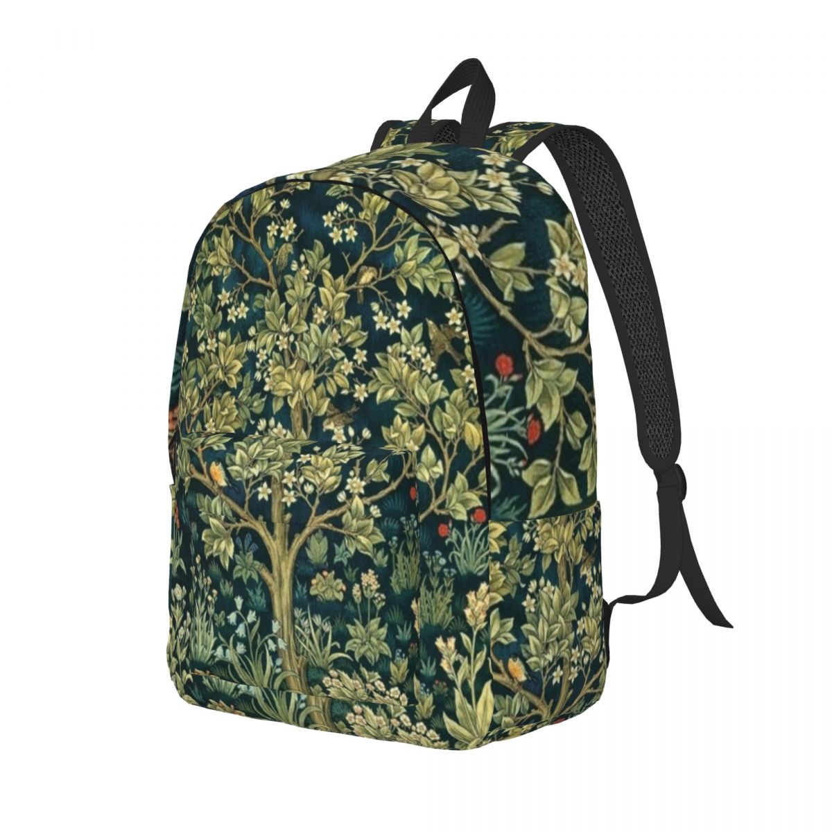 人生のためのカスタムツリーキャンバスバックパック、学校と旅行 - Art Craft William Morris のレビューと価格