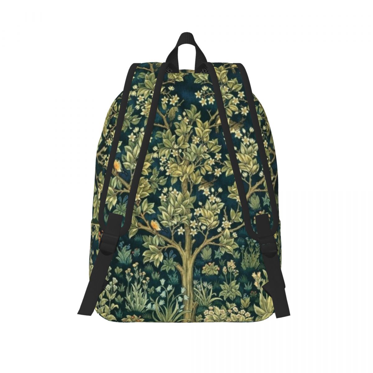人生のためのカスタムツリーキャンバスバックパック、学校と旅行 - Art Craft William Morris のレビューと価格