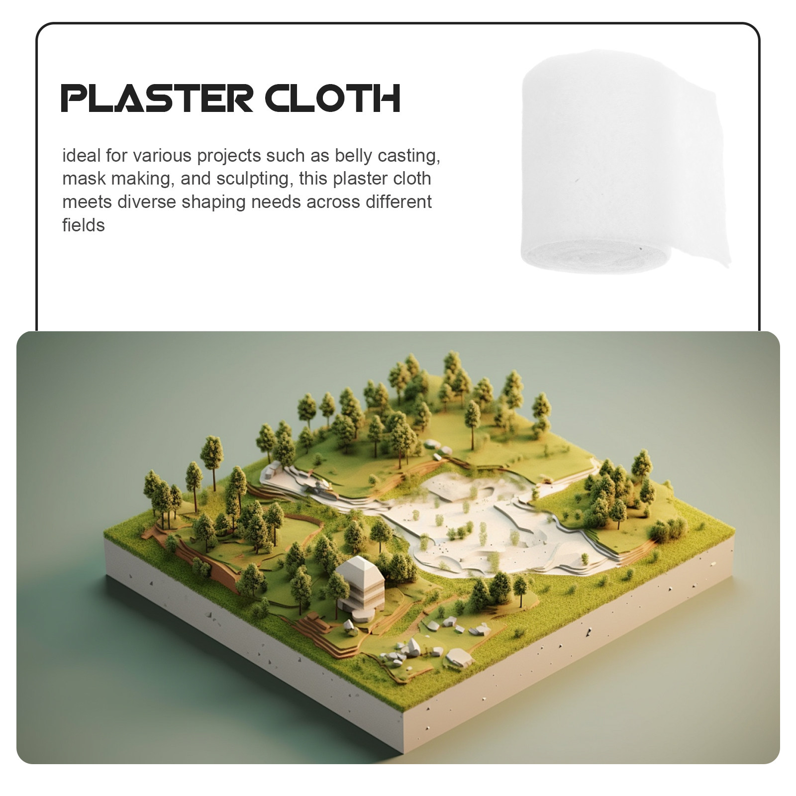 石膏布テープ12個セット 多用途プラスターストリップ クラフ - Art Craft And Cloth のレビューと価格