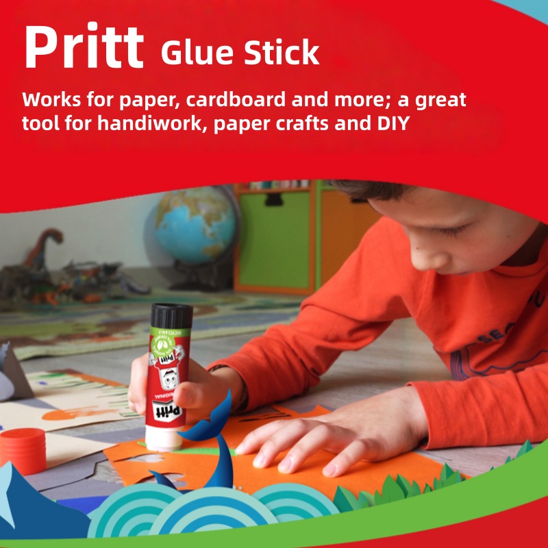 オリジナルのプリットグルースティック、無毒、水洗い可能、安全 - Art Craft 5 Year Old のレビューと価格