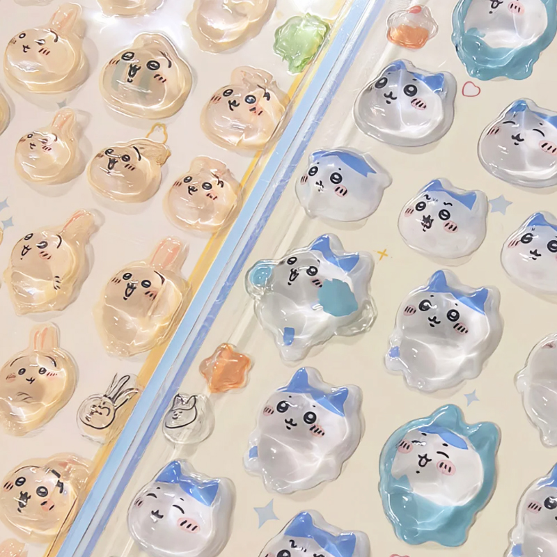 Chiikawa 3D かわいいレリーフステッカー DIY  - Artwork Craft のレビューと価格