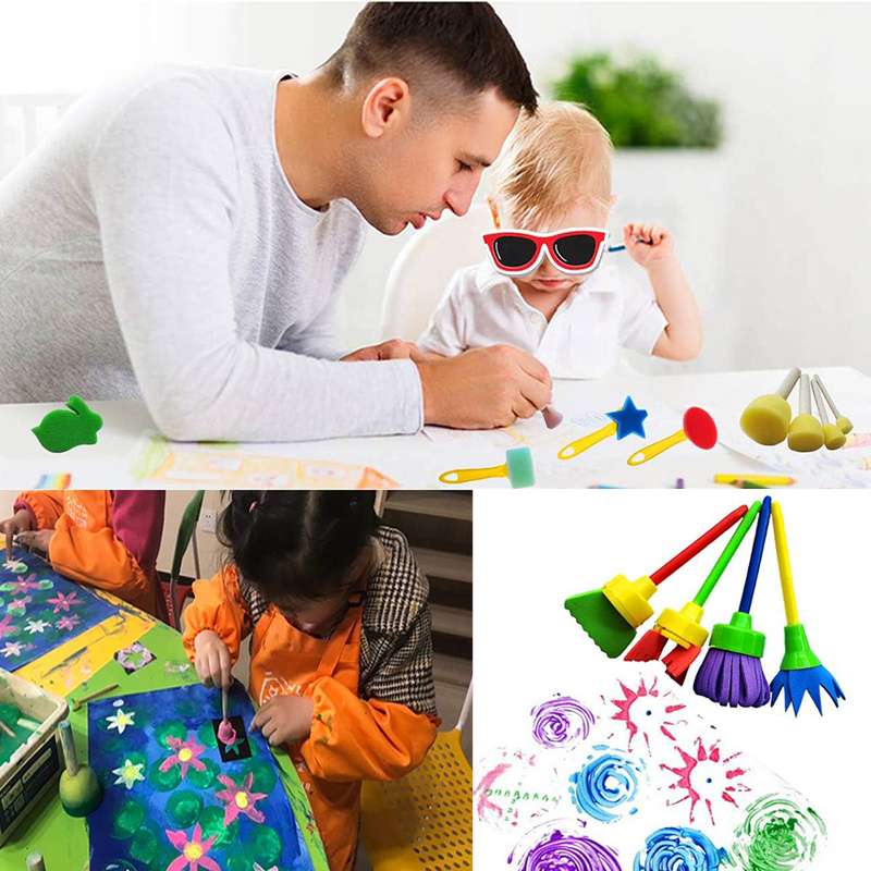 子供描画スポンジおもちゃアートクラフト描画ツール落書きローラ - Art Craft 5 Year Old のレビューと価格