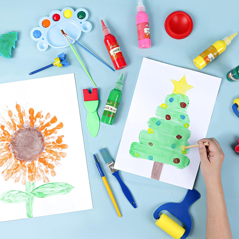 子供描画スポンジおもちゃアートクラフト描画ツール落書きローラ - Art Craft 5 Year Old のレビューと価格