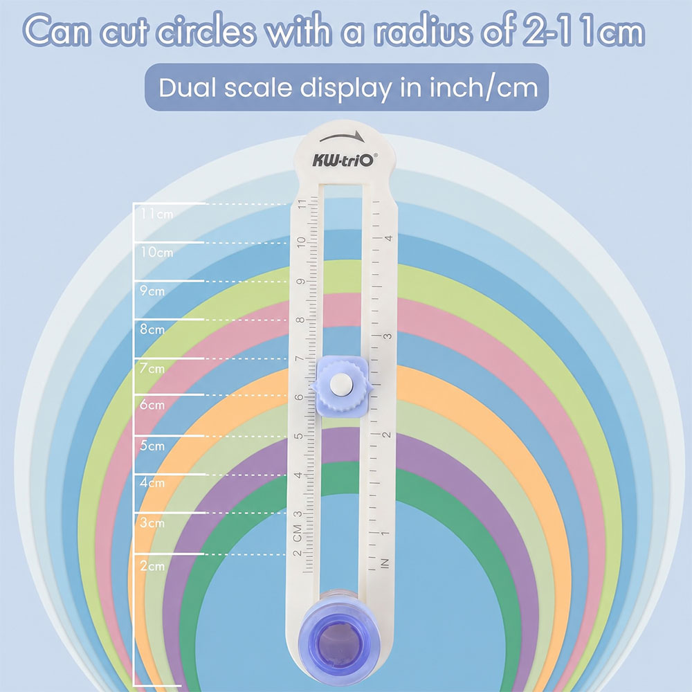 1個 360 °   回転式手動円形カッター、調整可能な2- - Artwork Craft のレビューと価格
