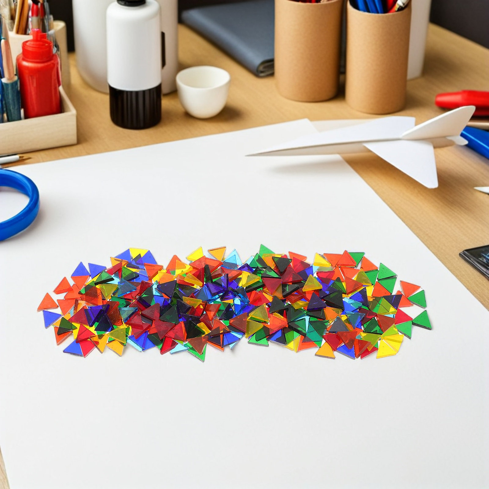 1袋 モザイククラウドマイカクラフトタイル ミックスカラー  - Mosaic Tile Supply のレビューと価格