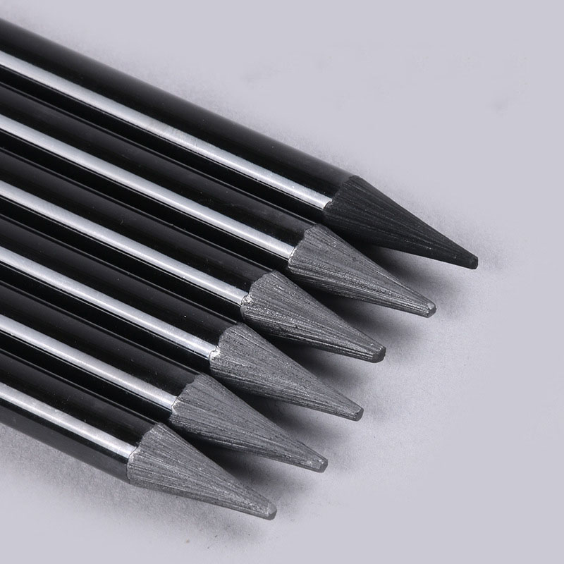 プロ仕様の木製ではない木炭鉛筆3本セット ソフト/ミディアム - Sketching Charcoal Set のレビューと価格