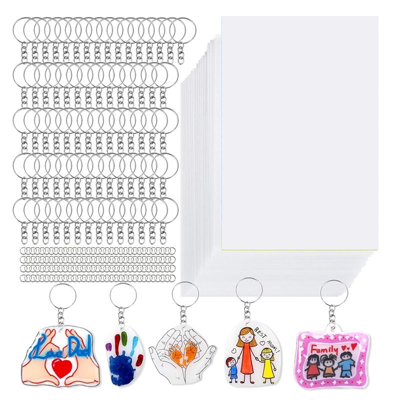 LIKE WISH シュリンクプラスチックアートシート、キー - Art And Craft For Mother'S Day のレビューと価格