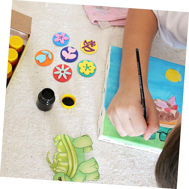 ペイント用フォームスタンプ、かわいい動物の笑顔の顔のペイント - Art Craft 5 Year Old のレビューと価格