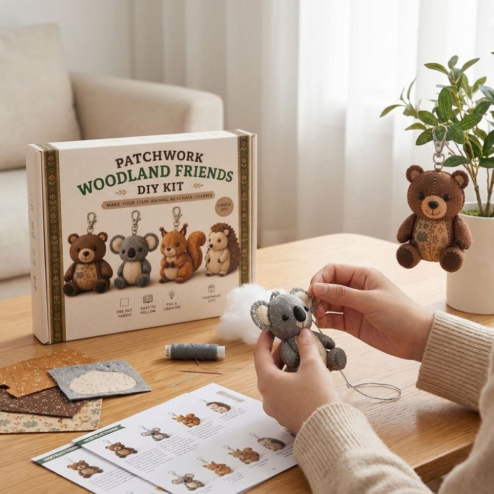 プレカット生地3DフェルトソーイングDIYキット漫画鳥動物チ - Unique Art Craft のレビューと価格