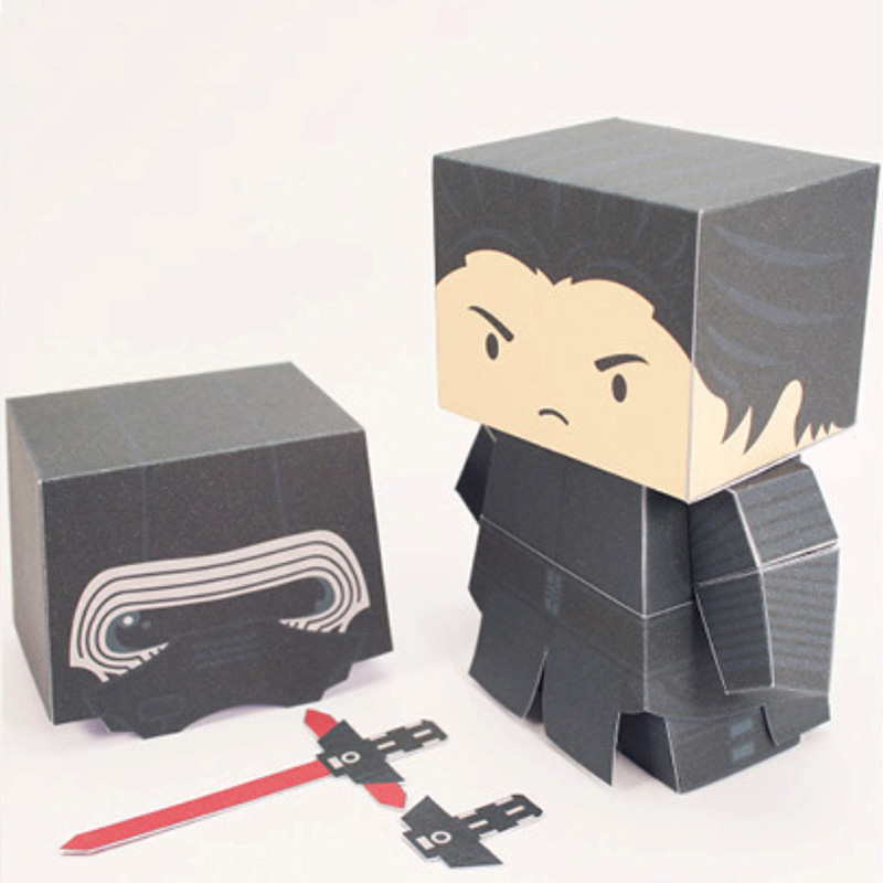 子供と大人のための紙のミニ3Dキューブ,手作りの紙のフィギュ - Art Craft Center のレビューと価格