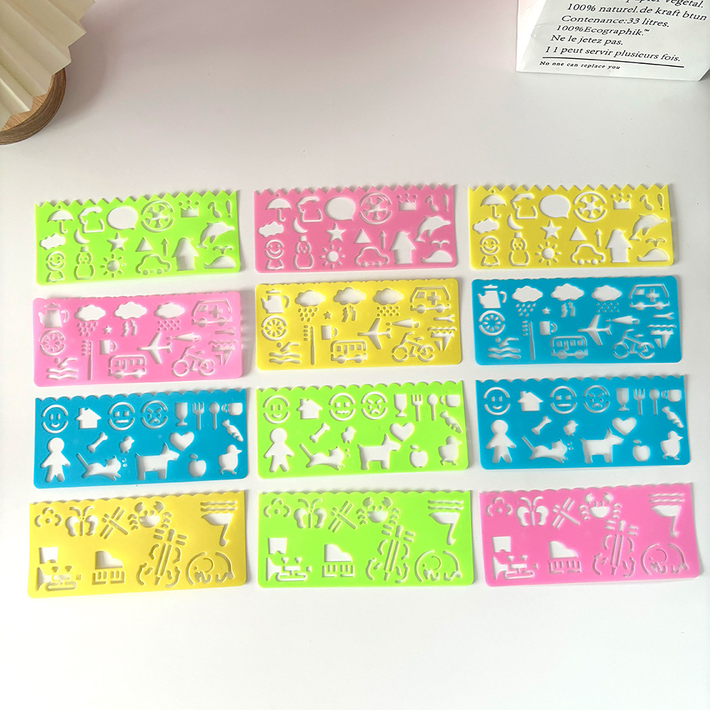 幾何学スピログラフ描画ステンシルセット絵画テンプレート定規ア - Art Craft 5 Year Old のレビューと価格