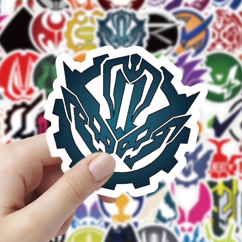 60 枚の仮面ライダーロゴステッカークリエイティブデカール防 - Artwork Craft のレビューと価格