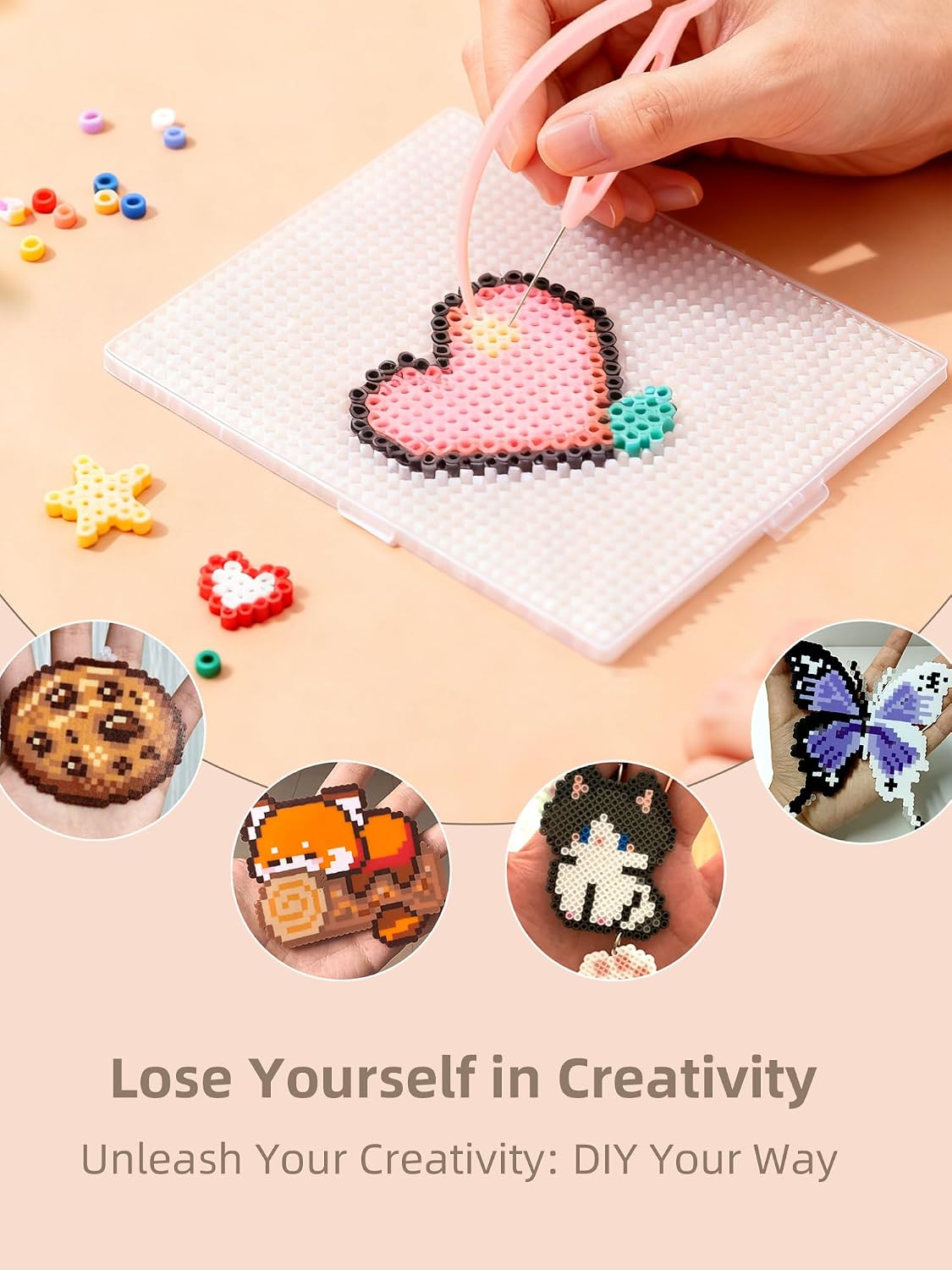 ヒューズビーズキット - 簡単DIY - 96色 53000 - Art Craft And のレビューと価格